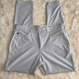 Mizzen+Main Light Gray Performance Pants